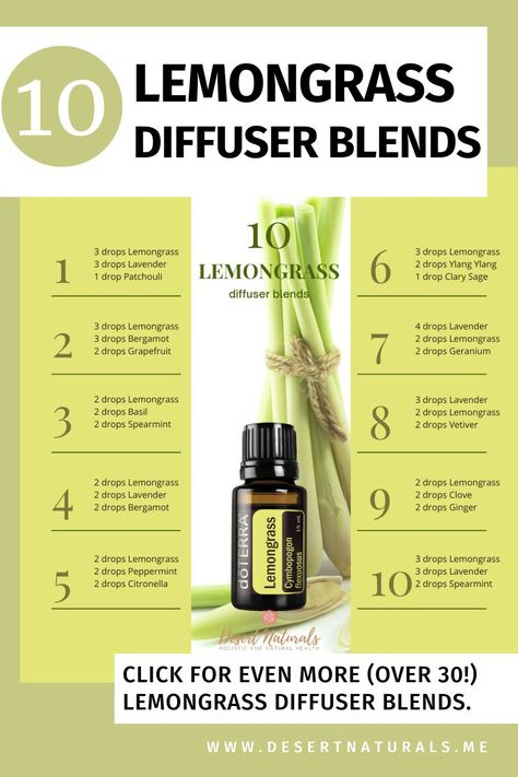 doterra lemongrass essential oil and diffuser with text over 30 lemongrass diffuser blends Lemongrass Diffuser Blends, Lemongrass Essential Oil Uses, Essential Oil Perfume Blends, Essential Oil Combinations, Essential Oil Diffuser Blends Recipes, Making Essential Oils, Essential Oils Herbs, Essential Oils Health, Essential Oil Diffuser Recipes