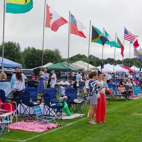 Tailgate parties, cookouts & picnics cover the parameter of the polo field! Friends & families (including well behaved dogs) gather every Saturday for the 4 summer months to enjoy the fun of Newport Polo! ~ Click Visit for more food & beverage options. Photo: © 2017 Paige E. Williams, All Rights Reserved Polo Tailgate, Tailgate Parties, Polo Field, Polo Grounds, Equestrian Events, Polo Match, Tailgate Party, Summer Months, Sport Event