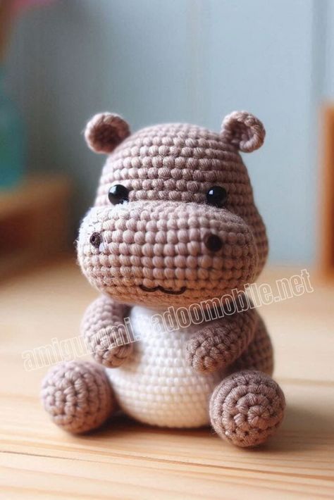 Amigurumi Crochet Hippo Free Pattern-3 Free Hippo Knitting Patterns, Hippo Snuggler Crochet Pattern Free, Rhino Crochet Pattern Free, Hippo Amigurumi Free Pattern, Hippo Crochet Pattern Free, Crochet Hippo Free Pattern, Crochet Hippopotamus, Crochet Hippo Pattern, Hippo Amigurumi