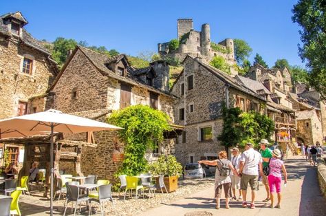 Beaux Villages, Street View, France, House Styles