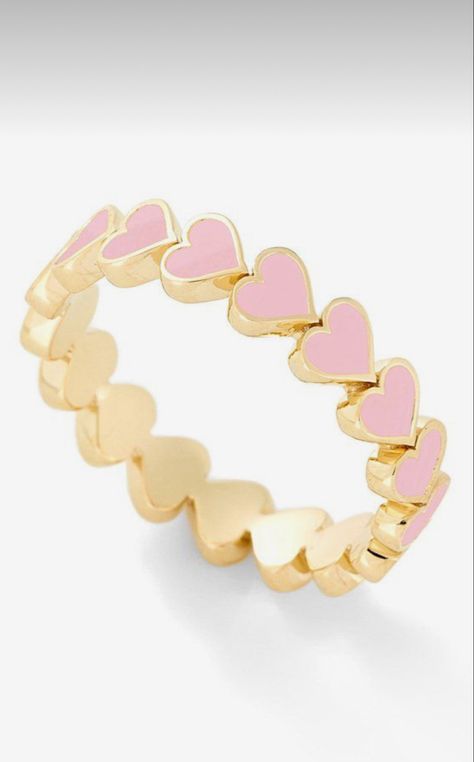 i want thissssss #preppy #ring #hearts #gold Preppy Rings, Preppy Ring, Cute Ring, Preppy Jewelry, Cute Rings, I Want, Ring, Gold, Quick Saves