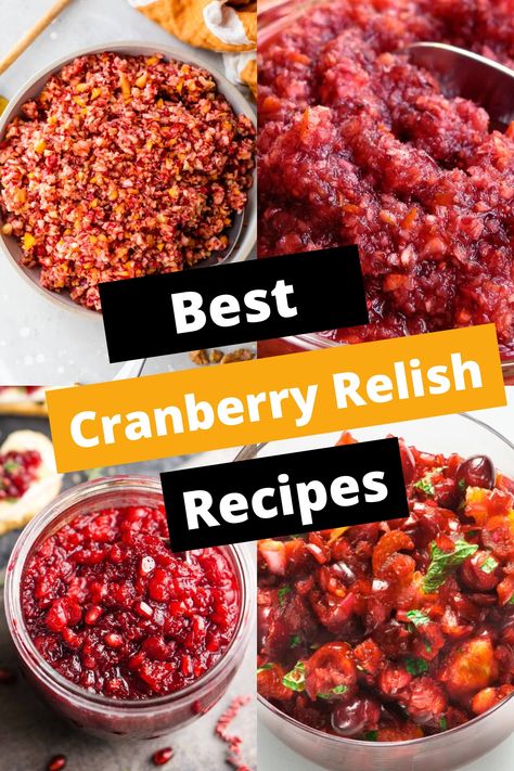 TOP 20 CRANBERRY RELISH RECIPES TO TRY AT HOME