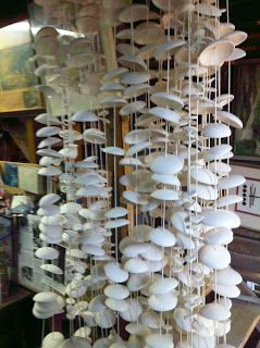 I love moon chimes! These particular chimes are the McCarty Mushroom Chimes - I spotted them on Friday at McCarty Pottery in Merigold, Mi... Pottery Wind Chimes, Mccarty Pottery, Burlap Cake, Pottery Display, Sculpture Lessons, Love Moon, Planner Obsessed, My Puppy, Beach Crafts