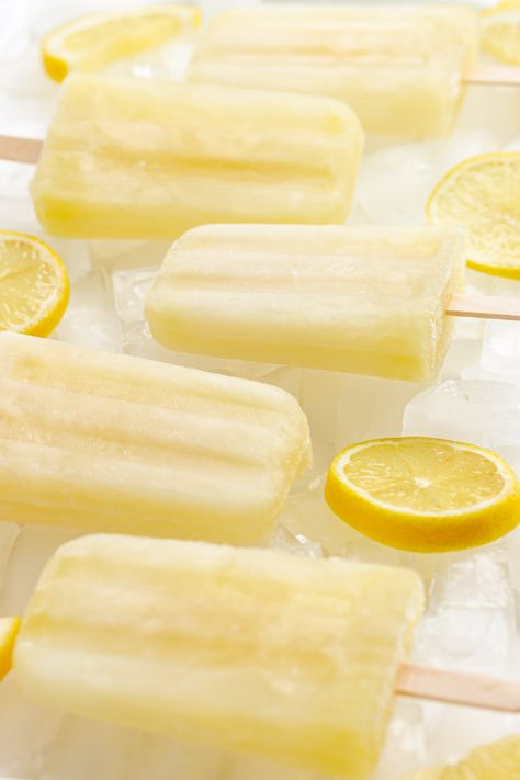 Lemon Popsicles, Lemonade Popsicles, Make Lemonade, Lemon Flavor, Ice Pops, Summer Heat, Popsicles, Lemonade, Lemon