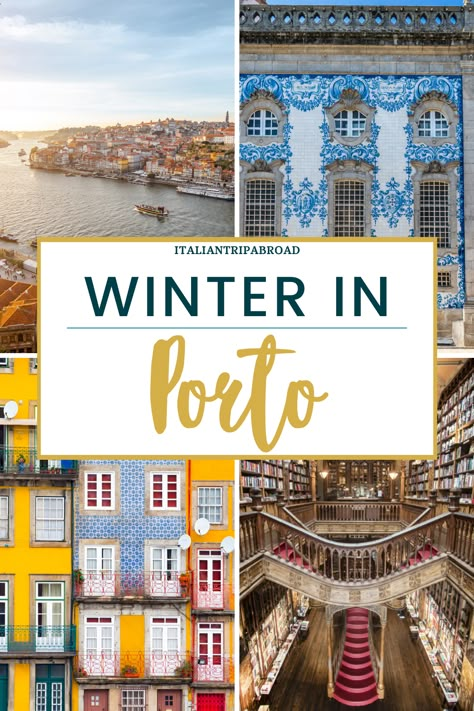 Are you planning a trip to the beautiful city of Porto, Portugal? Check our guide on how to spend winter in Porto? Here is all you need to know for your trip to Porto in the winter. Best things to do in Porto in the winter. I Porto travel tips I What to do in Porto, Portugal #Porto #portugal #Europe #WinterinEurope #Wintertrips #Travelwinter Porto In February, Portugal Winter Travel, Porto In November, What To Do In Porto Portugal, Portugal In January, Portugal Winter Fashion, Lisbon Portugal Outfit Winter, Portugal Winter Outfit, Portugal Street Style