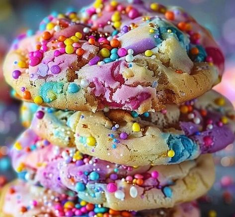 Sparkle and Crunch: California's Own Unicorn Poop Cookie Recipe! - NewsBreak Unicorn Poop Cookies, Perfect Whipped Cream, Blueberry Shortcake, Colored Cookies, Homemade Pizza Rolls, Dole Whip Recipe, Pizza Roll Recipe, Classic Appetizers, Shortcake Recipe