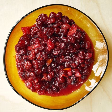 Cranberry-Orange Sauce With Cinnamon Recipe | Epicurious Spicy Cranberry Sauce, Lime Juice Recipes, Cranberry Orange Sauce, Best Thanksgiving Recipes, Cranberry Sauce Recipe, Orange Sauce, Cranberry Sauce Homemade, Cinnamon Recipes, Frozen Cranberries