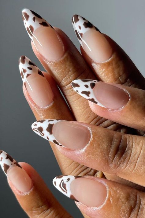 Kutek Disney, Cow Nails, Broken Nails, Nagel Tips, Trendy Nail Art Designs, Simple Gel Nails, Smink Inspiration, Summery Nails, Stiletto Nails Designs