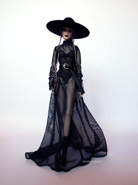 Gothic Barbie, Barbie Gowns, Beauty Mark, Doll Clothes Barbie, One Eye, Black Barbie, The Brave, Barbie Girl, Dream Clothes