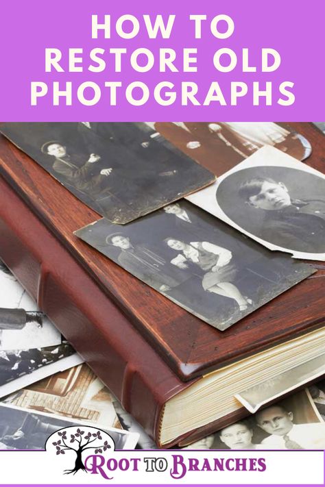 Old Photographs Art, How To Create Vintage Photos, Best Way To Store Old Photos, Organizing Old Family Photos, Restoring Old Photographs, Best Way To Scan Old Photos, Photo Organization Storage, Old Photo Restoration, Family History Organization