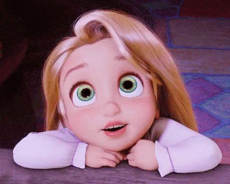 Niña GIF - Tangled Rapunzel Hopeful - Discover & Share GIFs Baby Rapunzel, Disney Challenge, Disney Gifs, Rapunzel Disney, Disney Babies, Never Too Old For Disney, 3d Character Design, Frozen Fever, Disney Gif