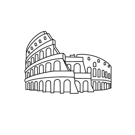 Milan Tattoo Ideas, Colleseum Rome Tattoo, Rome Inspired Tattoos, Colosseum Tattoo, Colleseum Rome, Europe Tattoos, Rome Tattoo, Italy Tattoo, Travel Box