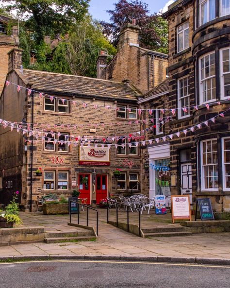 Beautiful Yorkshire by Tatiana Hepplewhite | Charming and quirky Holmfirth, Holme Valley, West Yorkshire. Holmfirth is one of the most world-wide known places in Yorkshire due to the… | Instagram Yorkshire Food, British Nostalgia, Deli Cafe, Joy Design, Cafe Pictures, Tv Comedy, Good Morning All, Summer Wines, Lovely Places