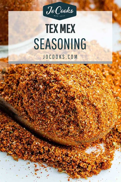 Tex Mex Seasoning Recipe, Texmex Seasoning, Homemade Seasoning Mixes, Fiesta Recipes, Homemade Dry Mixes, Nacho Bar, Mexican Seasoning, Homemade Spice Mix, Dry Rub Recipes