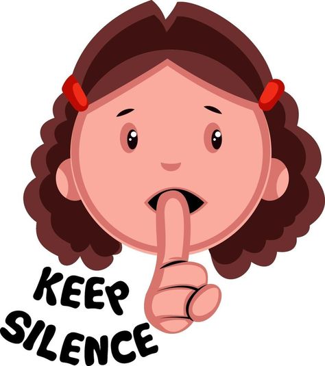 Keep Silence Images, Silence Images, Emoji Illustration, Hd Photos Free Download, Brain Mapping, Girl Emoji, The Keep, Background Background, Illustration Vector