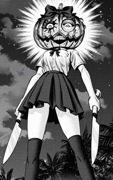 Naoko Kirino, Pumpkin Night, Dark Kawaii, Retro Horror, Junji Ito, Fantasias Halloween, Anime Wall Art, A Pumpkin, Horror Art