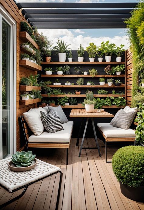 Add lush greenery with a small but gorgeous garden anywhere for houseguests to enjoy. Here are 37 Adorable Small Garden Ideas For Your Tiny Oasis! #smallspacegardening #tips #inspiration #homeworldhawaii Small Courtyard Ideas Garden Nook, Small Courtyard Garden Ideas, Tiny Courtyard Garden, London Courtyard, Small Outdoor Area, Terraced Garden, Tiny Garden Ideas, Outdoor Shelves, Urban Garden Design