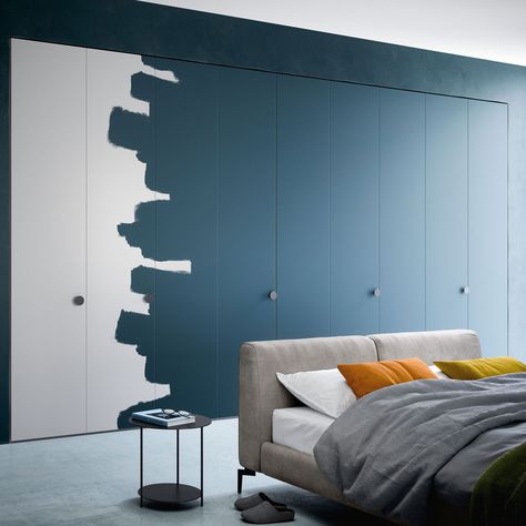 Fitted wardrobe ideas - for better organisation and space-saving in any bedroom | Ideal Home Wardrobe Paint Ideas, Wardrobe Painting Ideas, Wardrobe Painting, Fitted Wardrobe Ideas, Modern Fitted Wardrobes, Fitted Wardrobes Bedroom, Fitted Wardrobe, Bedroom Built In Wardrobe, Ikea Pax Wardrobe