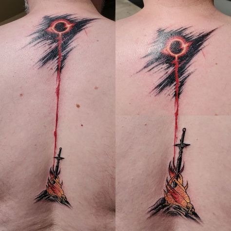 Cody Rose Tattoos on Instagram: "Bonfire checkpoint from dark souls DM 📡 to book Booking Sept with Limited availability in August Click the link in bio for more booking info #customtattoo #artistsoninstagram #artwork #instatattooer  #mntattooers #saintpaul #mnartist #minnesotatattooartist #tattooart #mntattoocollective  #mntattooartist #mntattooexchange #availabletattoodesign   #skincityink #skincityinkmn #skincity #talkcutetometattoos #tttist #tctmtattoos   #twincities  #tattooersofinstagr Dark Souls Tattoo Design, Dark Souls Tattoos, Dark Souls Bonfire Tattoo, Ds Tattoos, Dark Souls Tattoo Ideas, Bonfire Tattoo, Dark Souls Bonfire, Minnesota Tattoo, Souls Tattoo