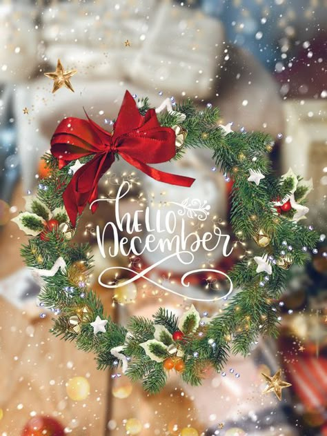 Wallpapers For Christmas, Welcome December Quotes, Hello December Images, December Images, Welcome December, December Quotes, Merry Christmas Gif, Merry Christmas Wallpaper, Happy December