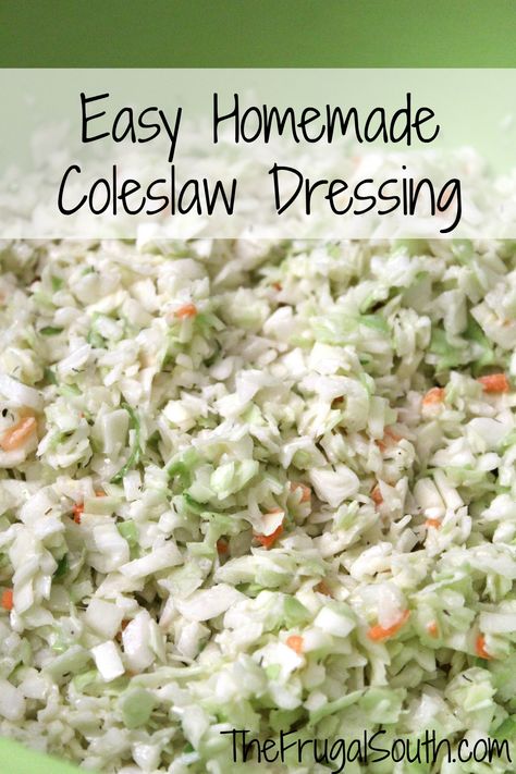 Recipe For Dressing, Easy Coleslaw Dressing, Homemade Coleslaw Dressing, Creamy Coleslaw Dressing, Coleslaw Dressing Recipe, Best Coleslaw Recipe, Dressing Food, Dressing Recipes Thanksgiving, Easy Coleslaw