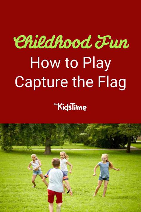 Fun Outdoor Games For Kids, Pokemon Themed Party, Flag Game, Outside Games, Fun Outdoor Games, Youth Games, Gym Games, Capture The Flag, Outdoor Games For Kids