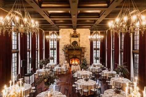 Cozy Dover Hall Estate Wedding With Surprise Gender Reveal | Junebug Weddings Dover Hall Wedding, Dover Hall Estate Wedding, Surprise Gender Reveal, Gold Votive Candle Holders, Dover Hall, Gold Votive Candles, Mercury Glass Votives, Low Centerpieces, Glass Votive Candle Holders