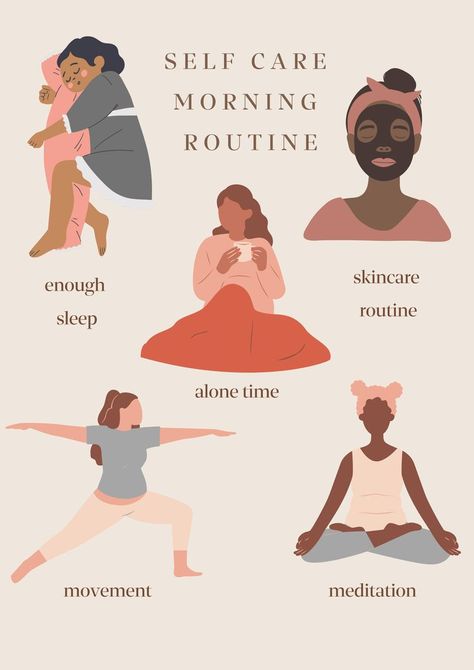 Morning Selfcare, Self Care Morning Routine, Selfcare Routine, Vision Board Examples, Sleeping Alone, Love My Body, Healthy Routine, Emotional Wellbeing, Healthy Aging