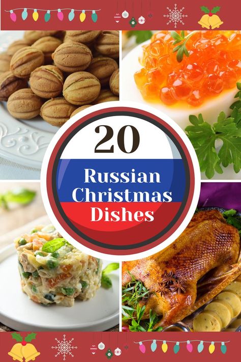 Most popular Russian Christmas foods and drinks Russian Christmas Food, Christmas In Russia, Traditional Russian Food, Easy German Recipes, Russian Dishes, European Dishes, Eastern European Recipes, Russian Christmas, New Years Eve Dinner