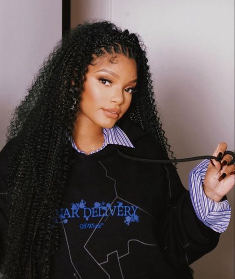 Halle Bailey, Locs Hairstyles, Black Excellence, Halle, Locs, Celebrities Female, Black And Brown, Hairstyles, Hair Styles