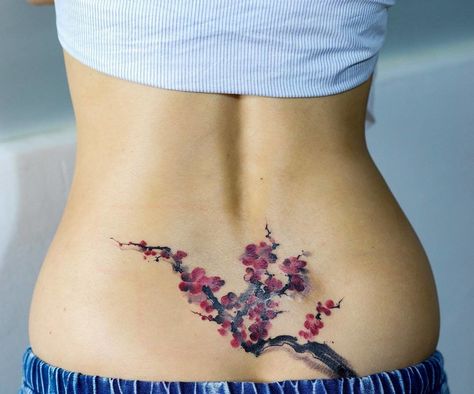 Hip Tattoos For Girls, Tattoo Lower Back, Angel Tattoo For Women, Circus Ideas, 6 Tattoo, Back Tattoos Spine, Tattoos For Females, Lower Back Tattoo Designs, Tattoo Son