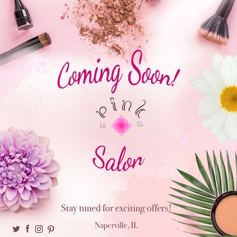 We bring the best beauty services💋💄 to you - Pink Is In salon. OPENING SOON!!! 😍 👉Follow @pinkisinsalon 💗 . . . . . . . . #comingsoon #staytuned #pinkisin #salon #naperville #spa #beautyservices #eyelash #eyebrows #waxing #massage #makeup #followus #napervillebusiness #SupportSmallBusiness #lashextension #freelashremoval Coming Soon Beauty Salon, Salon Openings, Natural Skin Tone, Beauty Services, Powder Makeup, Makeup Forever, Opening Soon, Permanent Makeup, Insta Makeup