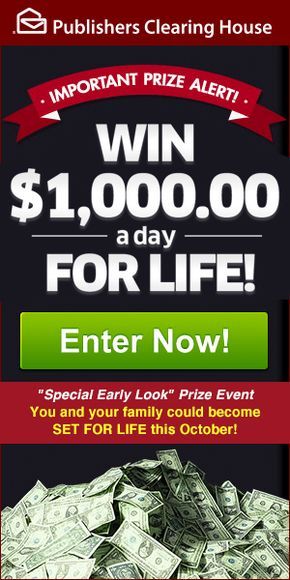 Only one week left to enter to win $1,000 A Day for Life! Enter every day in every way to get in to win this Publishers Clearing House SuperPrize! Instant Win Sweepstakes, Win For Life, Enter Sweepstakes, Winner Announcement, Publisher Clearing House, Publishers Clearing House, Pch Sweepstakes, Online Sweepstakes, Congratulations To You