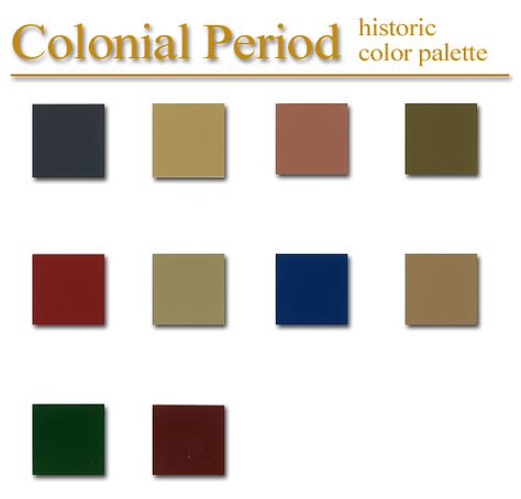 Colonial Bedroom Ideas, Colonial Color Palette, Home Exterior Colors, Colonial Style Bedroom, Colonial House Interior Design, Western Colors, Colonial Bedrooms, Historic Paint Colours, American Colonial Style