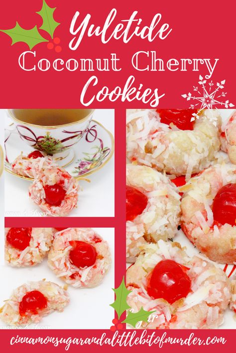 Cookies Cinnamon, Roulade Recipe, Cookie Platters, Cherry Coconut, Christmas Cookies Gift, Cherry Cookies, Sugar Pie, Biscotti Cookies, Holiday Recipes Christmas