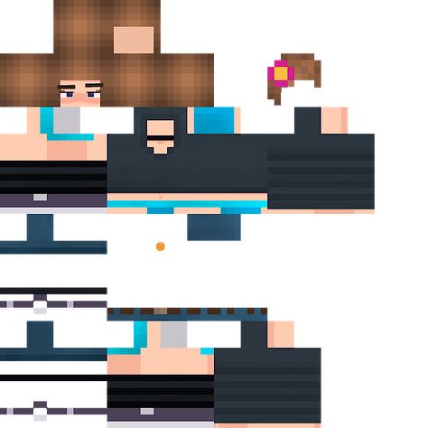 Jenny Belle Minecraft, Minecraft Jenny, Skin Minecraft Download, Skin Minecraft Download Png, Best Outfit For Girl, Minecraft W, Skin Mine, Skin Minecraft, Minecraft Anime