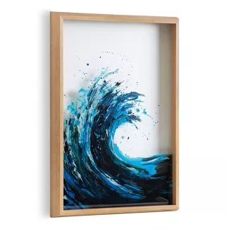 Shop for blake printed glass online at Target. Free shipping on orders of $35+ and save 5% every day with your Target RedCard. Transitional Wall Decor, Coastal Inspired Art, Vibrant Wall Art, Nature Wall Decor, Glass Frame, Glass Printing, Colorful Wall Art, Nature Wall, Nature Wall Art