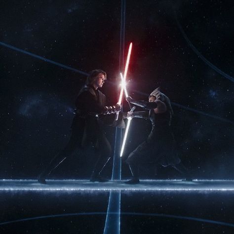 Darth Vader And Ahsoka, Ahsoka Vs Vader, Vader And Ahsoka, Anakin Vs Ahsoka, Anakin In Ahsoka, Lightsaber Duel, Light Vs Dark, Anakin And Padme, Star Wars Tattoo