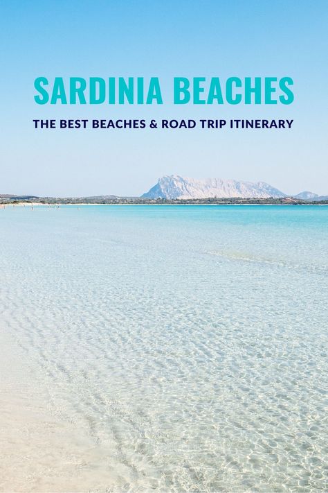 Best Beaches in Sardinia: Where to go and stay while on a road trip in Sardinia, Italy. via @destinationeu Sardinia Beaches, Best Beaches In Sardinia, Sardinia Beach, Rocky Coastline, Beach Road Trip, Italy Beaches, Italy Honeymoon, Holiday Travel Destinations, Europe Holidays