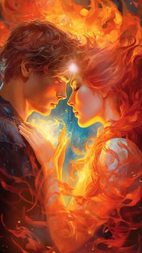 Romance Arte, Tato Phoenix, Twin Flame Art, Flame Art, Beautiful Angels Pictures, Twin Flame Love, Romance Art, Angel Pictures, Romantic Art