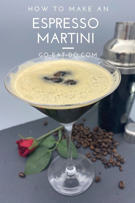 Express Martini Recipe, Espresso Martinis At Home, Expressing Martini Recipe, Esspreso Martini Girl, Expressing Martini, Easy Espresso Martini Recipe, Expresso Martini Aesthetic, Express Martini, Easy Espresso Martini