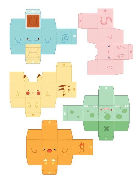 milkbun 3d Paper Templates, 3d Paper Squishy Template, Paper Cutout Design, Squishy Template, Printable Paper Toys Templates, Papercraft Templates Printables, Over Time, Papercraft Pokemon, Gift Template