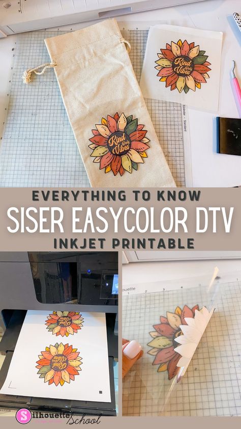 Heat Transfer Vinyl Tutorial, Vinyl Projects Silhouette, Heat Transfer Vinyl Projects, Silhouette School Blog, Printable Heat Transfer Vinyl, Printable Htv, Silhouette School, Silhouette Cameo Tutorials, Silhouette Tutorials