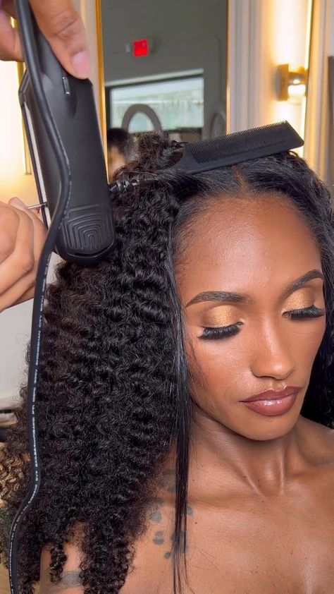 Have you tried this curl hack? Have you started to learn how to do your own hair at home? Follow us for more hairstyles inspiration! #repost #naturalhairtutorial | Betterlength | Do Your Own Hair, Hairstyles Inspiration, Natural Hair Tutorials, Have You Tried, You Tried, Follow Us, Hair Inspiration, To Learn, At Home