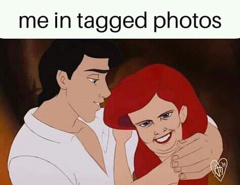 Me in tagged photos. Funny Disney Ariel humor joke meme #memes Ariel Meme, Realistic Disney Princess, Disney Princess Memes, Disney Princess Funny, Funny Disney Memes, Disney Jokes, Personal History, Video X, Disney Memes