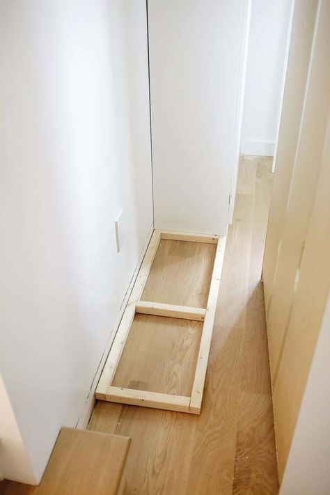 Easy Hack to Build-In an IKEA Pax Wardrobe - A Beautiful Mess Dressing Pax Ikea, Ikea Built In Wardrobes, Diy Built In Wardrobes, Ikea Pax Doors, Ikea Wardrobe Hack, Ikea Pax Hack, Armoire Ikea, Pax Closet, Ikea Pax Closet