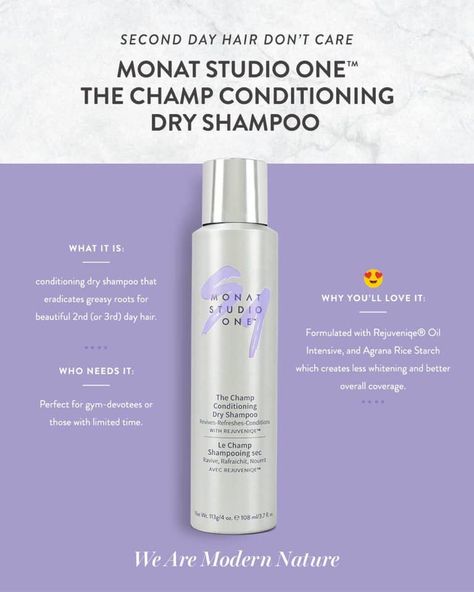 Monat Dry Shampoo, Monet Hair Products, Aging Hair Care, Anti Aging Hair, Second Day Hairstyles, Aging Hair, Hair Dry, Monat Hair, Oily Hair