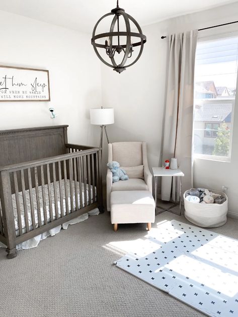 Baby Boy Nursery Inspo Nursery Aesthetic Boy, Baby Bedroom Boy, Boy Nursery Inspiration, Nursery Inspiration Boy, Nursery Aesthetic, Nursery Details, Wood Crib, Restoration Hardware Baby, Bedroom Boy