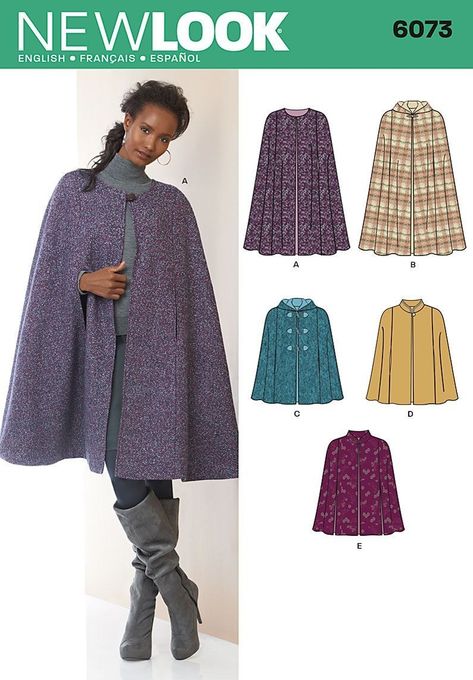 21+ Inspired Photo of Cape Sewing Pattern Cape Sewing Pattern Image Result For Cape Sewing Pattern Easy Arm Slits Into The Woods  #EasySewingPatterns Cape Pattern Sewing, Poncho Au Crochet, Coat Sewing, Folded Envelope, New Look Patterns, Cape Pattern, Vogue Sewing, Vogue Sewing Patterns, Capes For Women