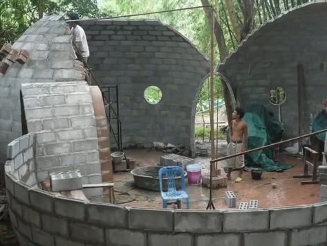 Aircrete Dome Home, Dome House Interior, Routines School, Dome Houses, School Night Routine, Routine School, Dome Homes, Clean Crafts, After School Routine